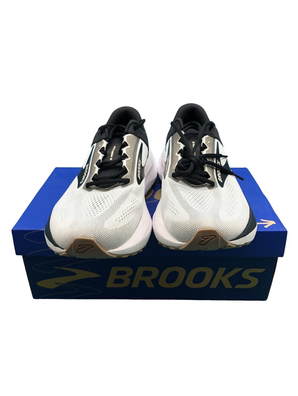 Brooks Anthem 8 Shoes Mens Size 13 White Black Mesh Running Sneaker Low Top